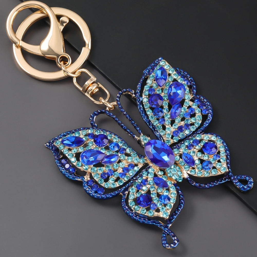 ‼️CLEARANCE PRICE FIRM‼️🦋BLUE Butterfly Keychain🦋